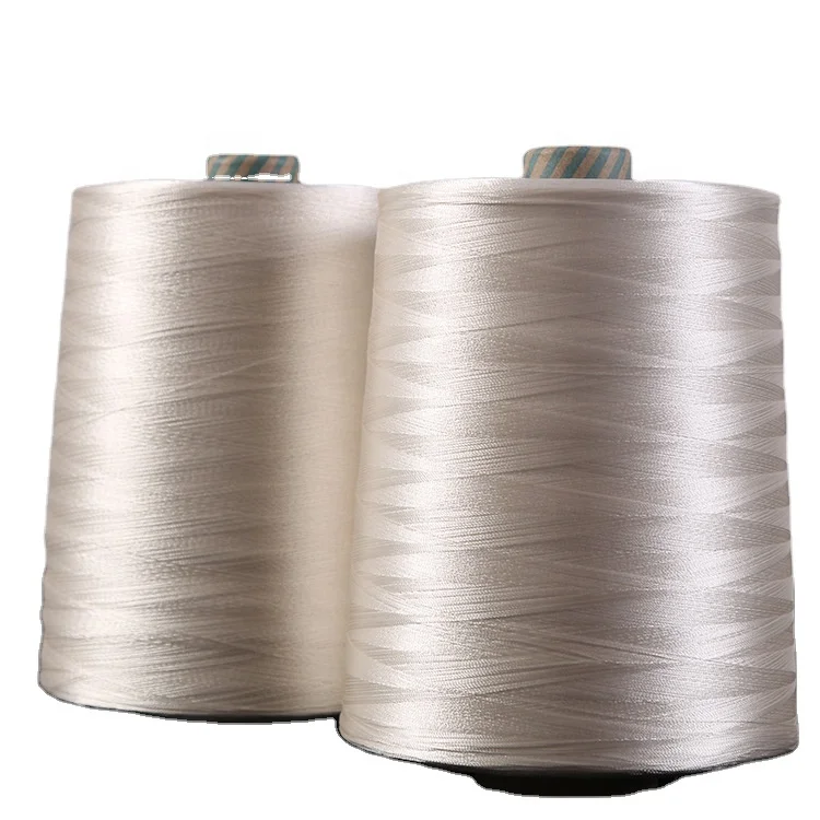 RT18-1 Raw White  viscose rayon thread  120d / 2 viscose rayon embroidery thread