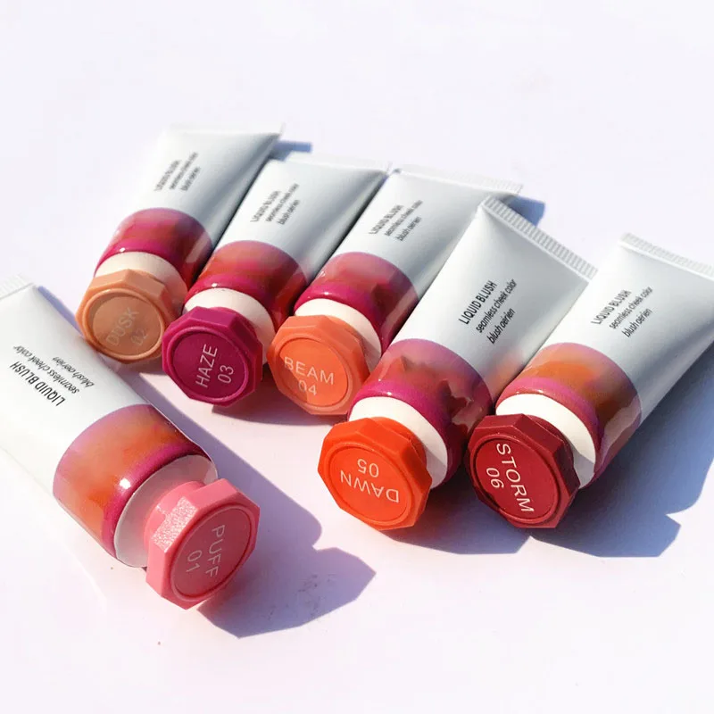 
Private Label Makeup Blusher Natural Sweet Blush Long Lasting Liquid Blush 