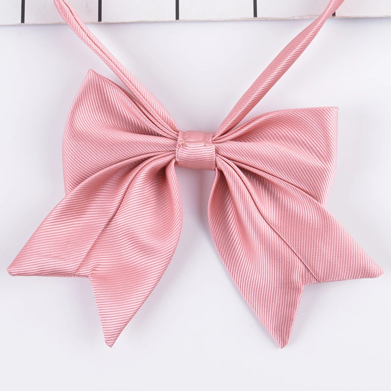 Pure color high density JK bow tie swallow tail small uniform sailor suit bow tie