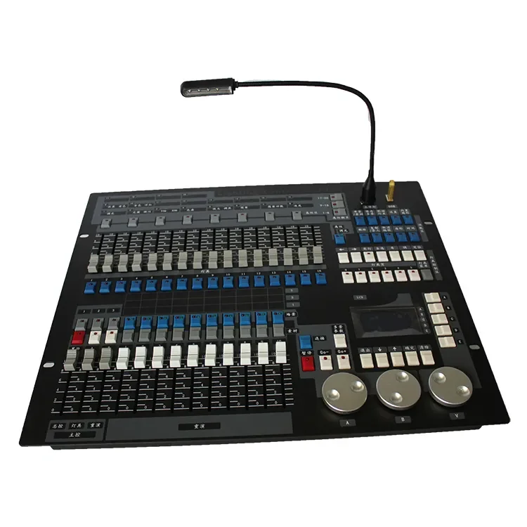 Dmx 1024 Stage Lighting Control Factory Stage Lights Console Lcd Display Mixer KING KONG 1024 Dmx Controller