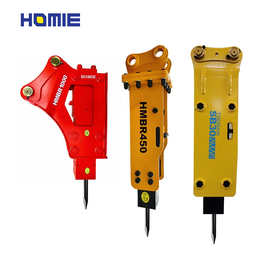 Цена от Yantai Новый гидравлический отбойный молоток для экскаватора 4-7 тонн