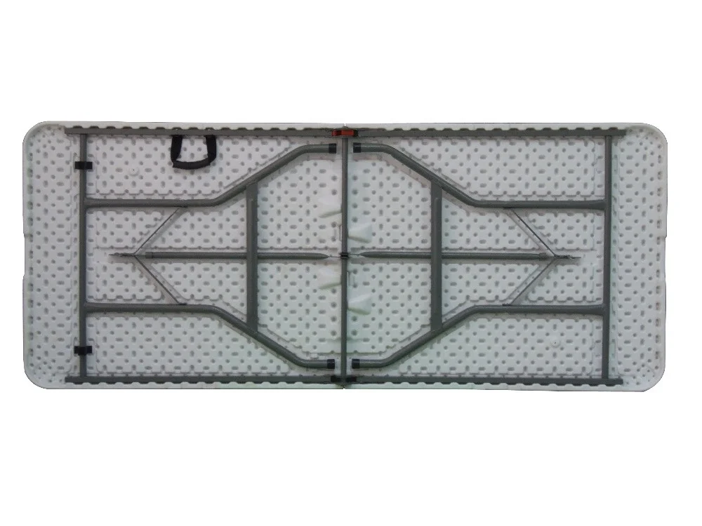 Wholesale Factory Portable Picnic Outdoor Plastic 72inch Folding Table Foldable Rectangular Dining 6ft Plastic Folding Table