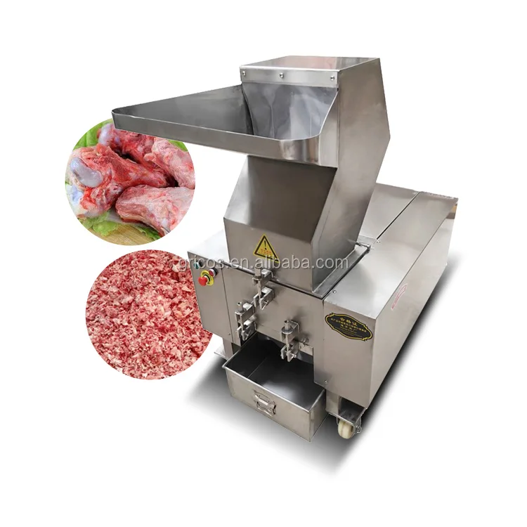 Commercial Cow Bone Crushing Machine / Bone Shredding Machine / Meat Bone Crusher Machine