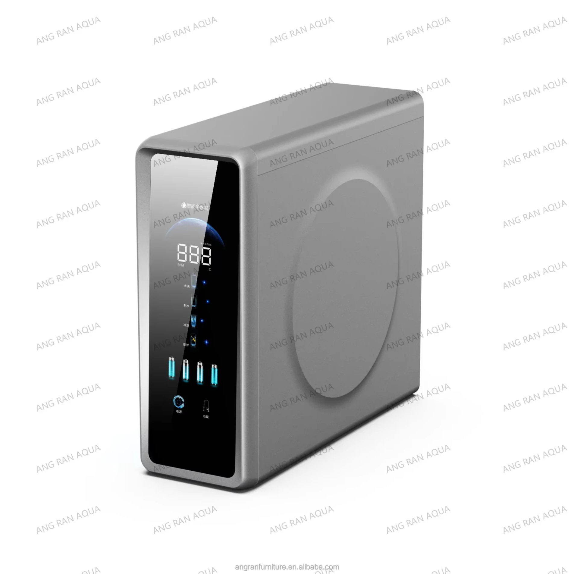 High Quality Filtro de Agua RO Water Purifier 7 Stage 100GPD RO Water System Hot and Cold Water Purifier Machine