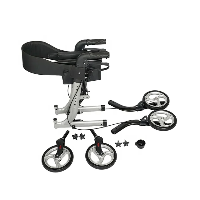 Aluminum Rollator walker for elderly with brake