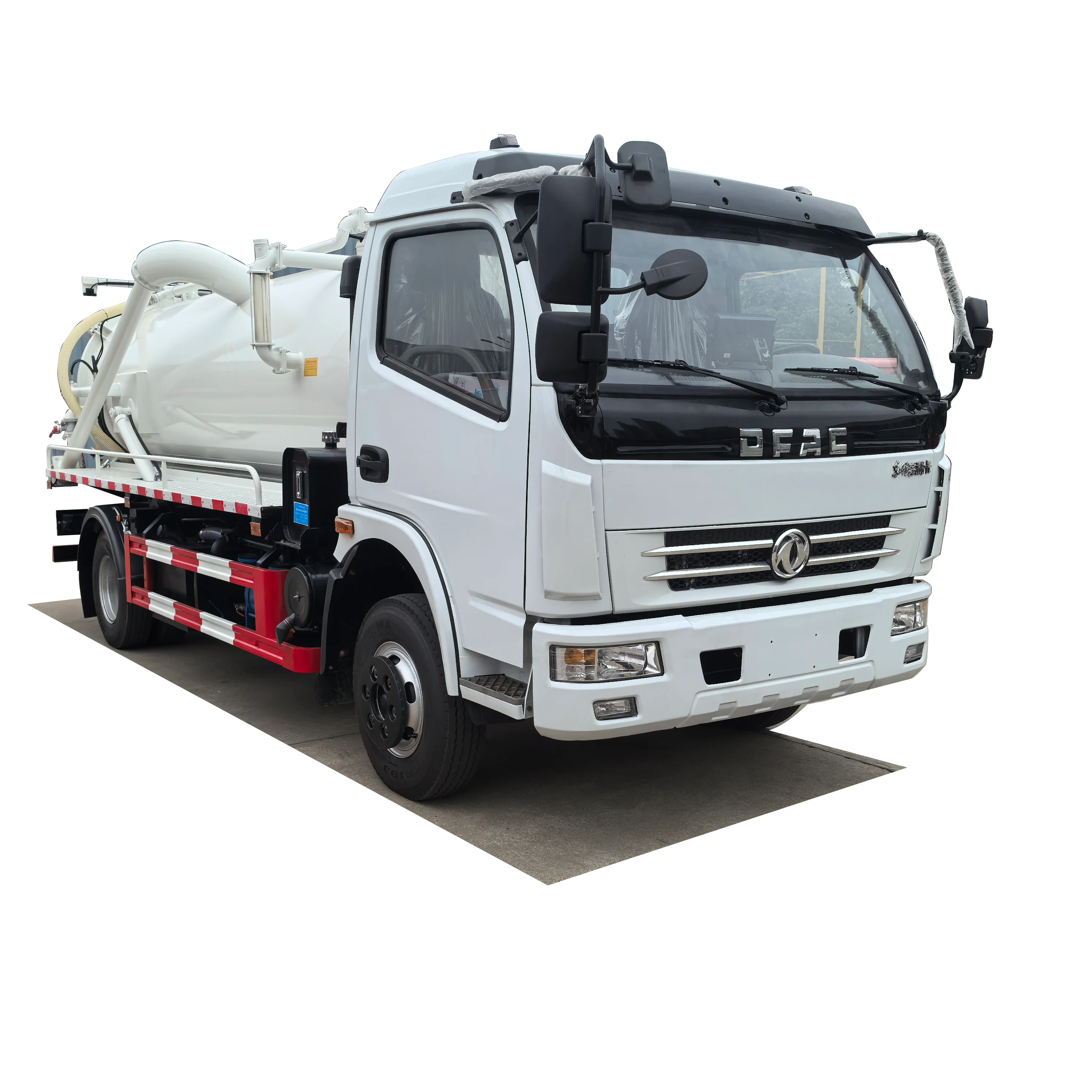 Dongfeng Cummins 130hp Канализационный Бак для очистки канализации вакуумный всасывающий грузовик