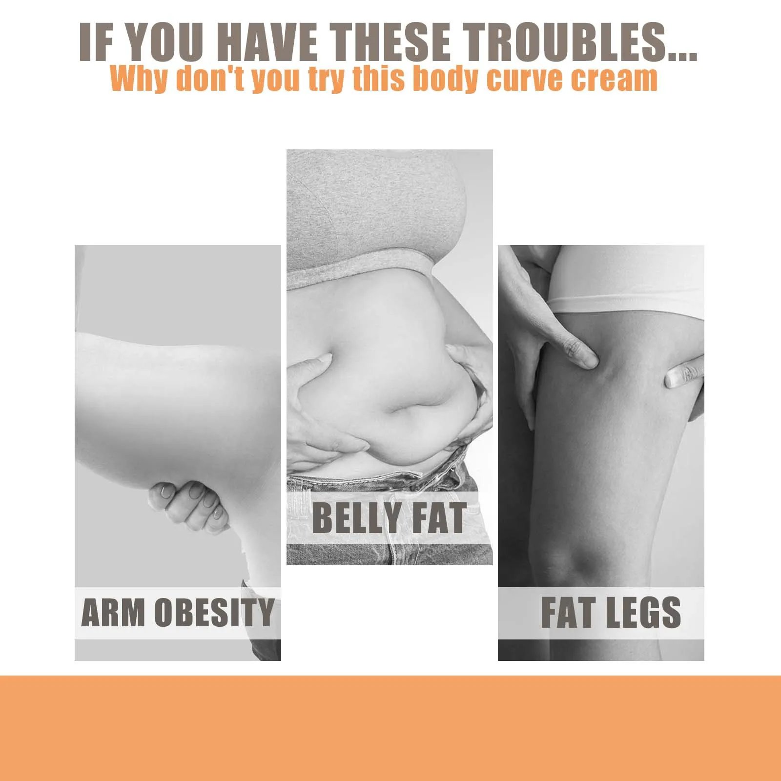 Wholesale Best Hot Body Slimming fat burner for tummy perfect body curves cream