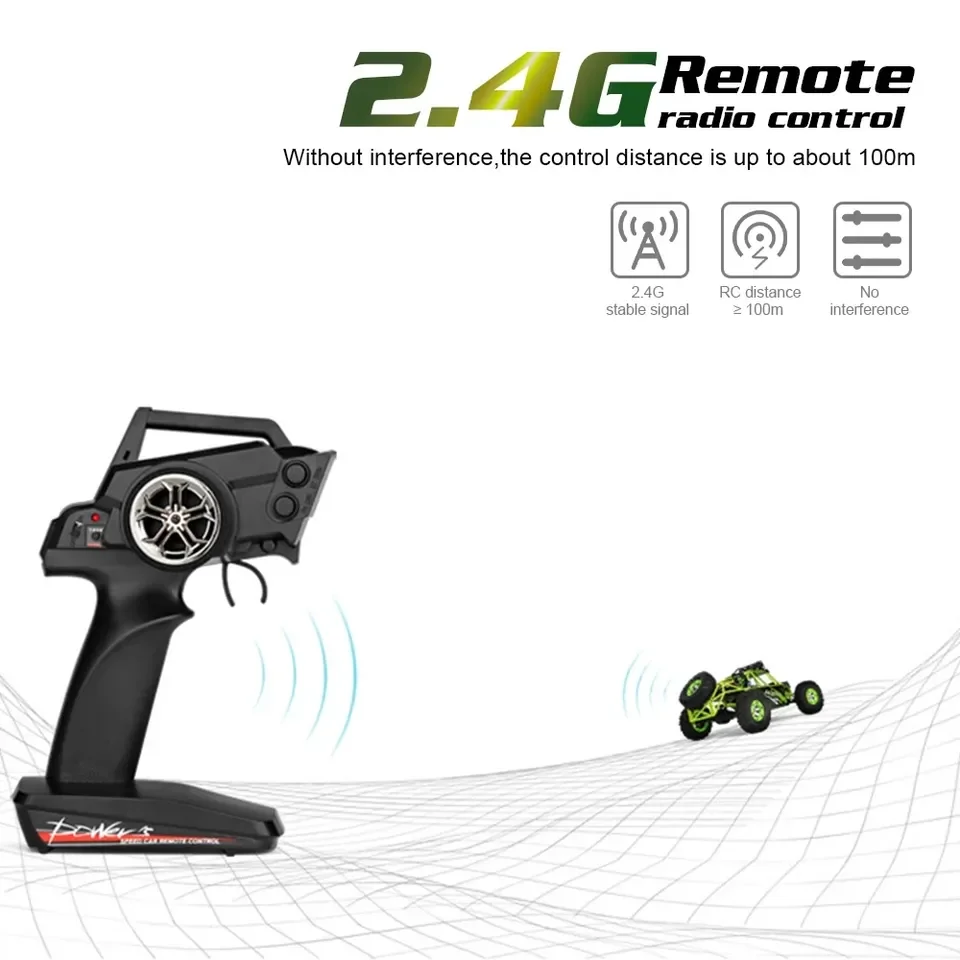 Original wltoys 12428 toys rc car 1 12 scale 2.4g electric high speed racing truck toy