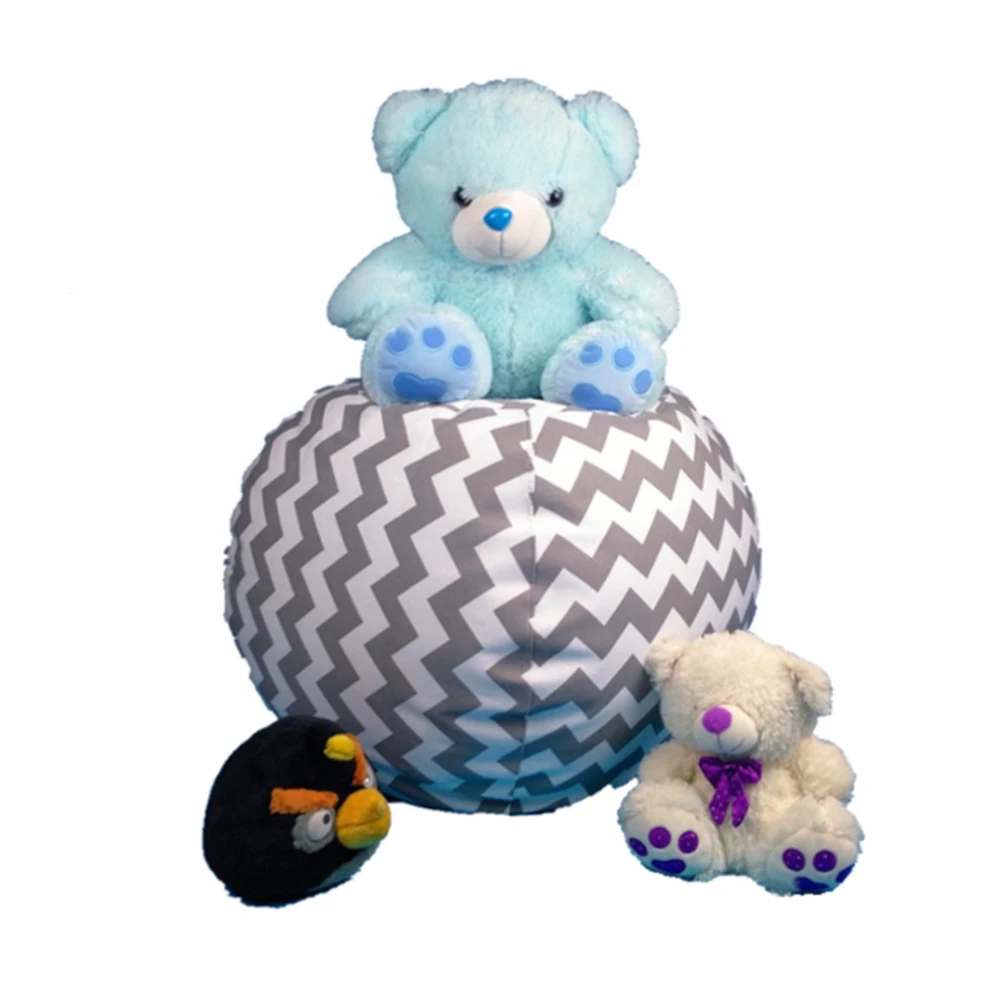 High quality baby animal toy folding storage bean bag sofa
