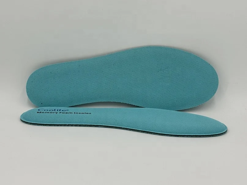 Slappys Coolite Insoles Customized Color Slow Rebound Memory Foam Insoles for Sports and Leisure Shoes Transfer Sticker Inside