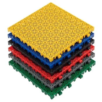 Wholesale Interlocking Industrial Plastic Flooring Garage Floor Tiles Plastic Flooring Mat For Car Wash Shop