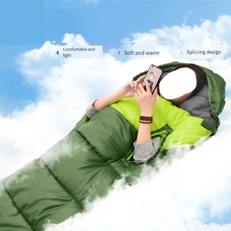 New Trends Packable Winter 4 Seasons 4.3lb Wearable Camping Sleeping Bags For Adults