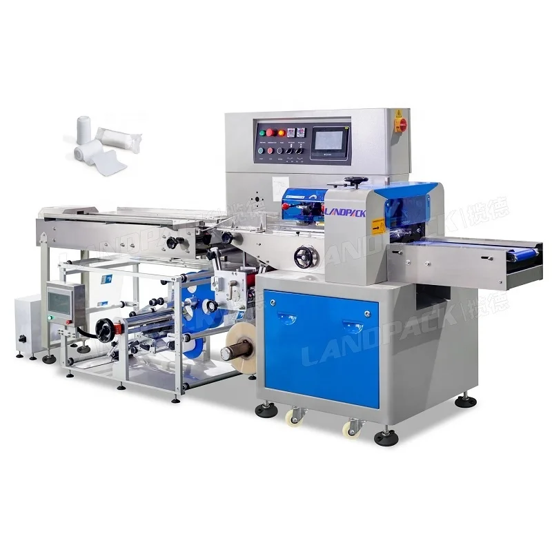 Landpack LP-350X Medical Cotton Pad Gauze Dressing Medicated Plaster Packing Machine