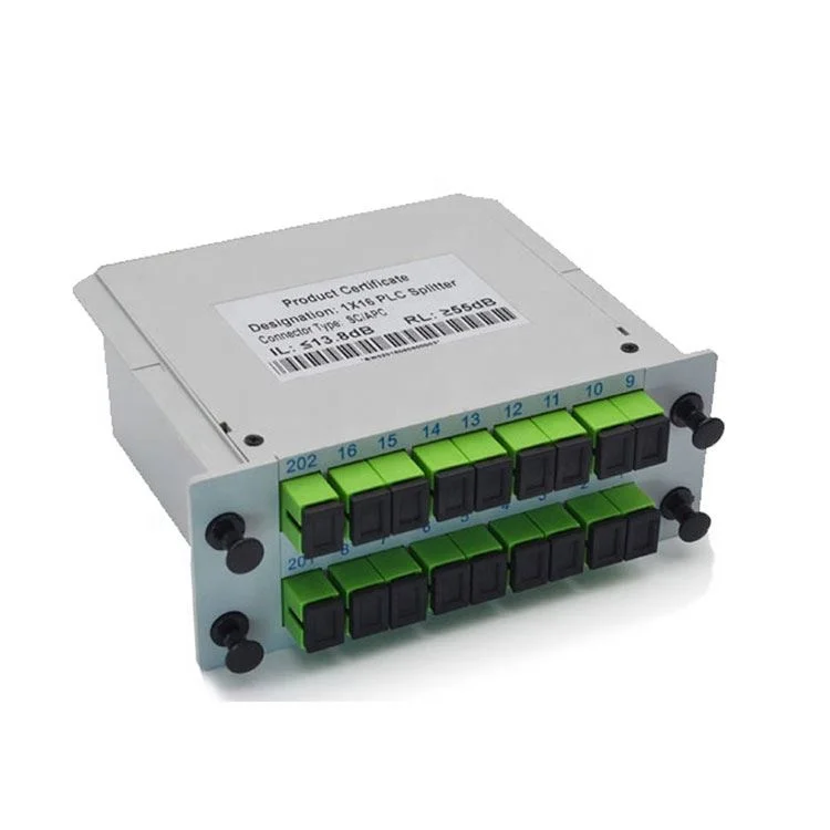 Сплиттер 1x16 Plc волоконно-оптический разветвитель Ftth Lc/upc 1