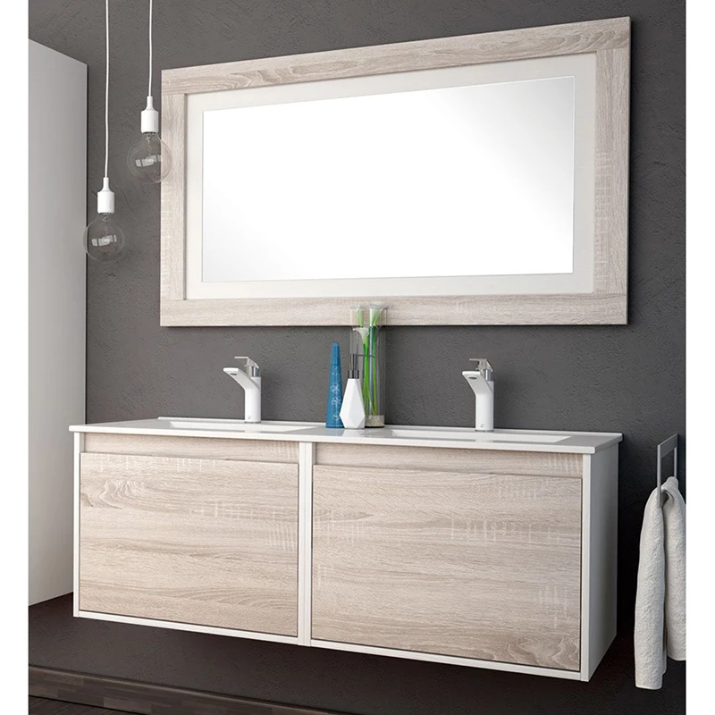 2023 new style 40 inch Floating wall 1 Sink hanging 2 Drawers bath furniture Bathroom Vanity Cabinet