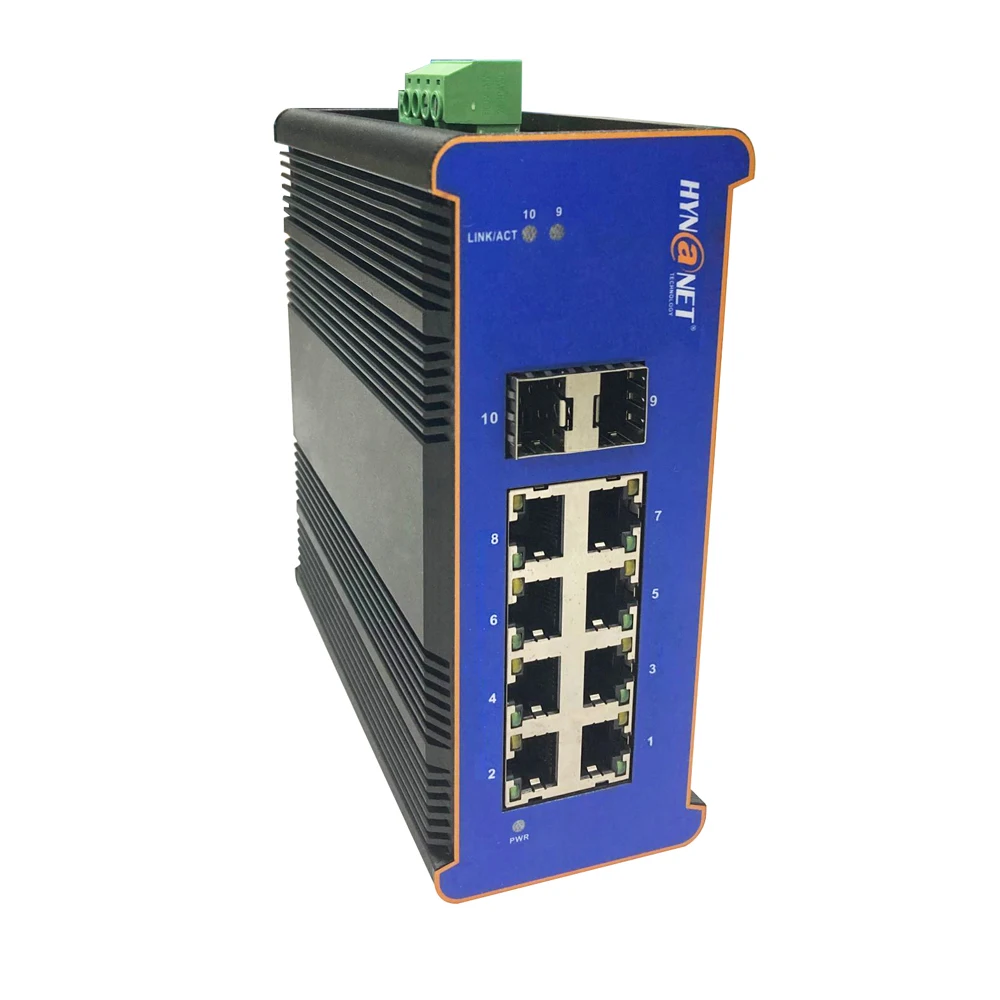 Guangdong manufacturer 8-port gigabit L2 managed industrial ethernet switch