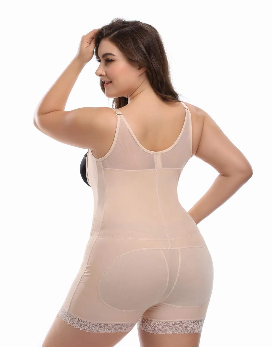 topmelon plus size colombian shapewear corset mid-thigh slimming shapers S-6XL beauty tummy control corset butt lifter