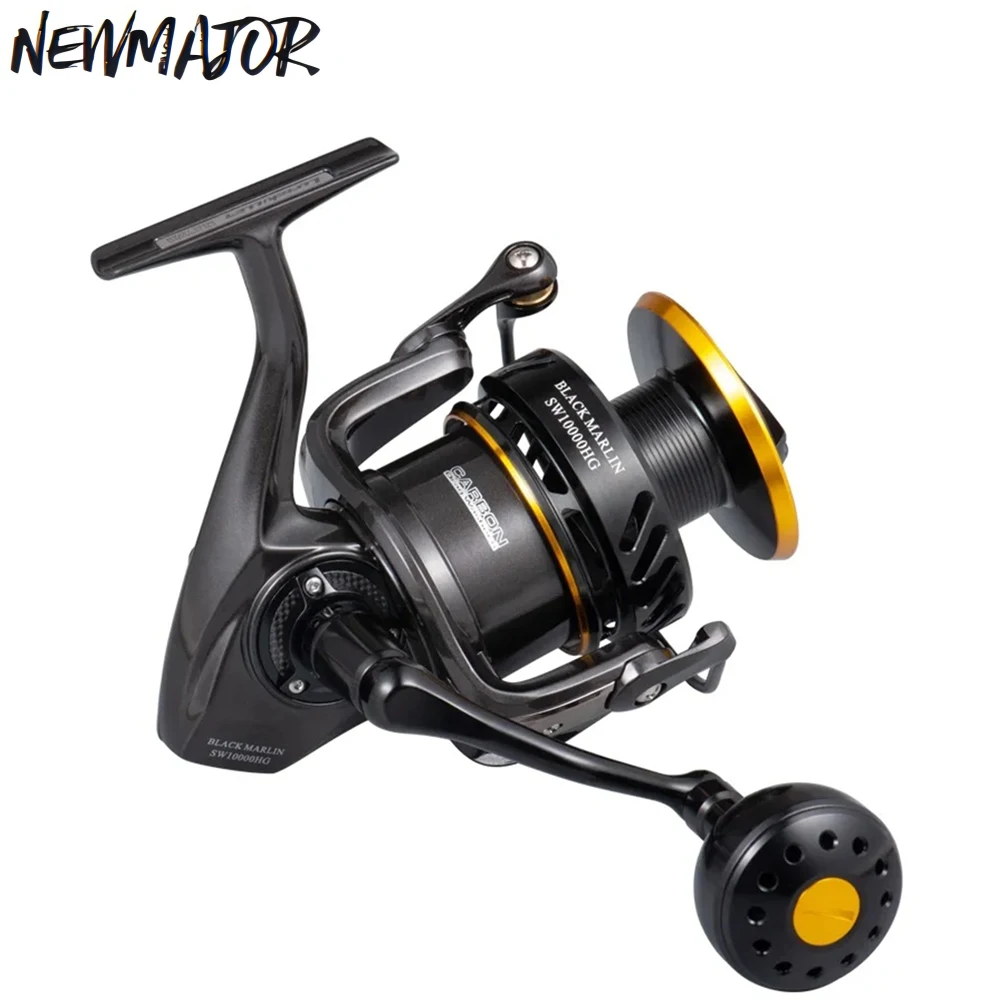 Lurekiller 25-35kg 4000-10000 9+1BB Full Metal Spinning Jigging and Popping Reel High-Drag Power for Marlin