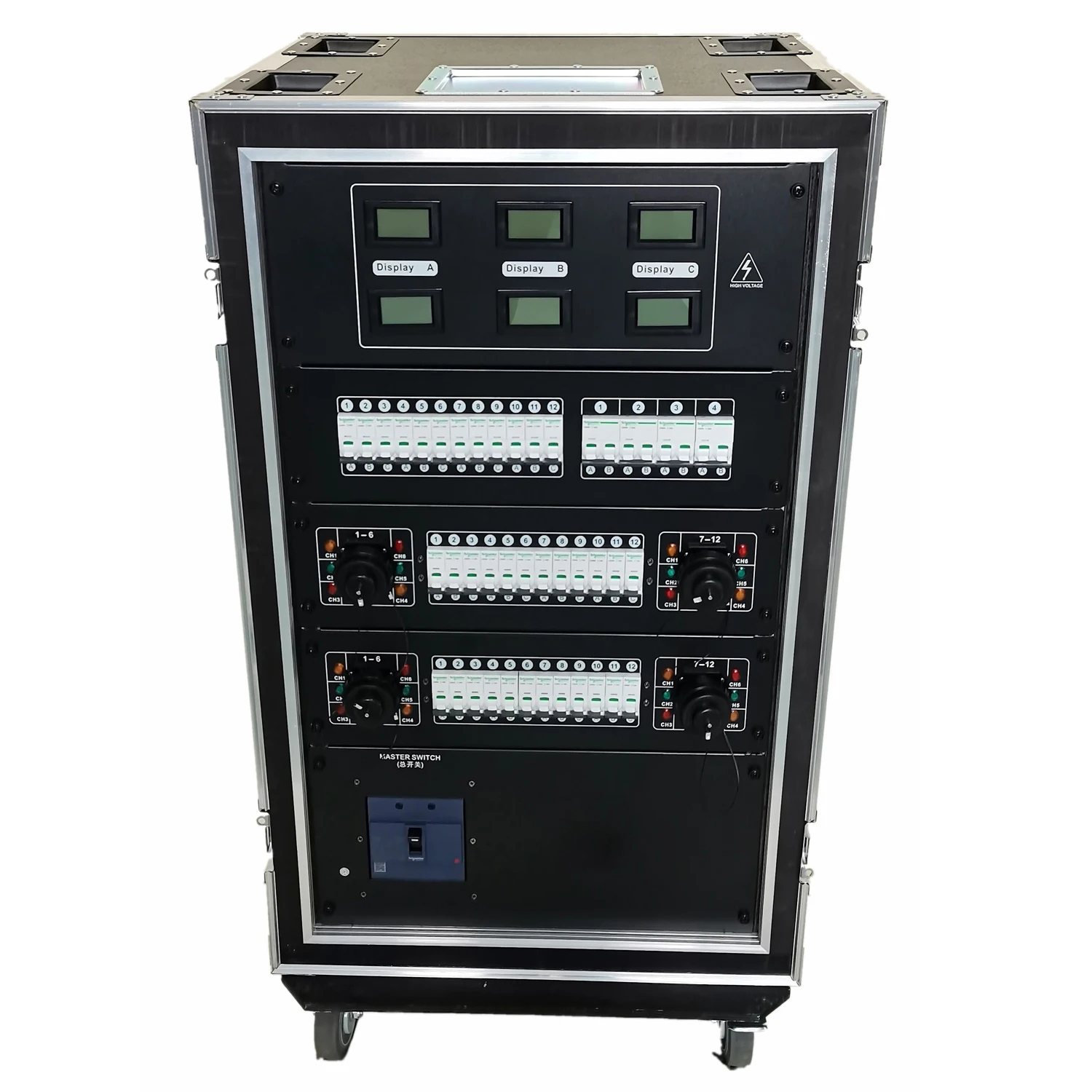 52 Channel Power Distro Distributor Box for Stage DJ Lighting Party Event Show
