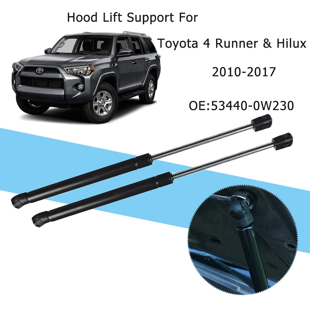 Для Toyota 4runner 2010-2017 капот спереди газовая пружина газовые амортизаторы Распорки