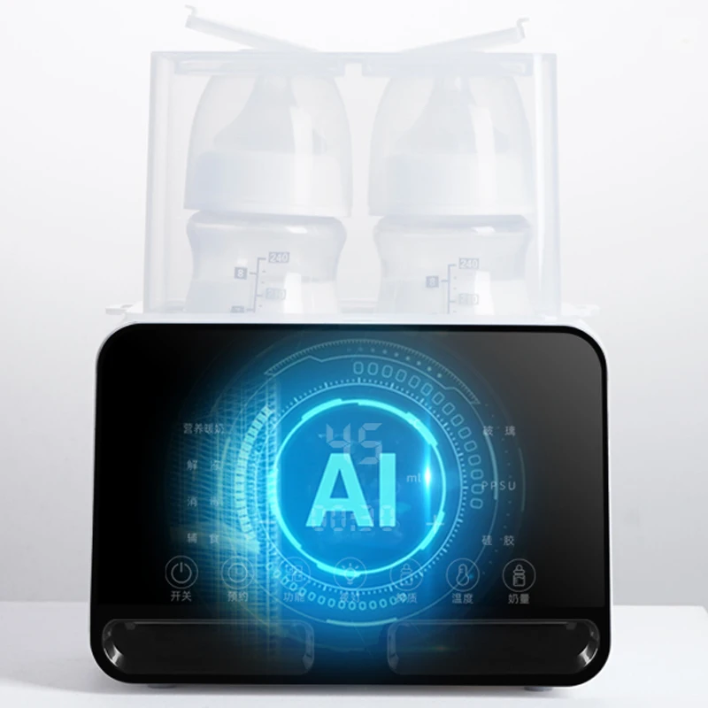 OEM ODM Order Factory Manufacturer Quick Heating Bpa Free Large Capacity Touch Screen Baby Milk Bottle Warmer Sterilizer