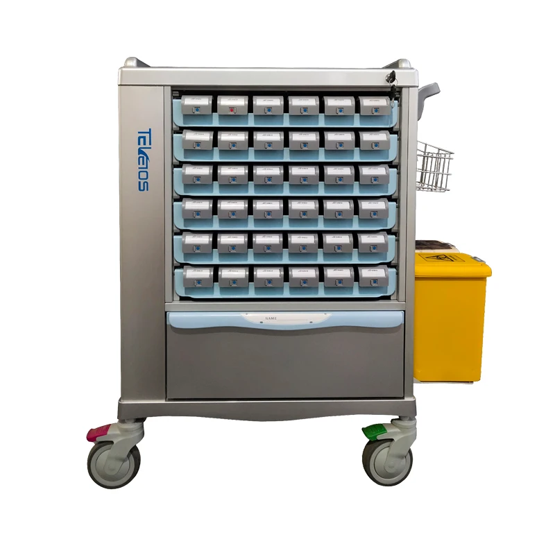 Medical Dispensing cart Hospital Medication Trolley