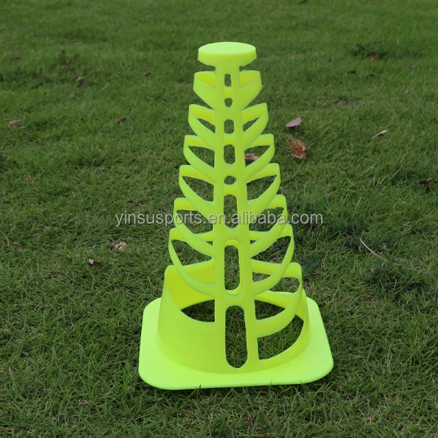9 Inch Sports Plastic Mini Soccer Cones for Drills Practice Flexible Agility Cones for Training Traffic Cone