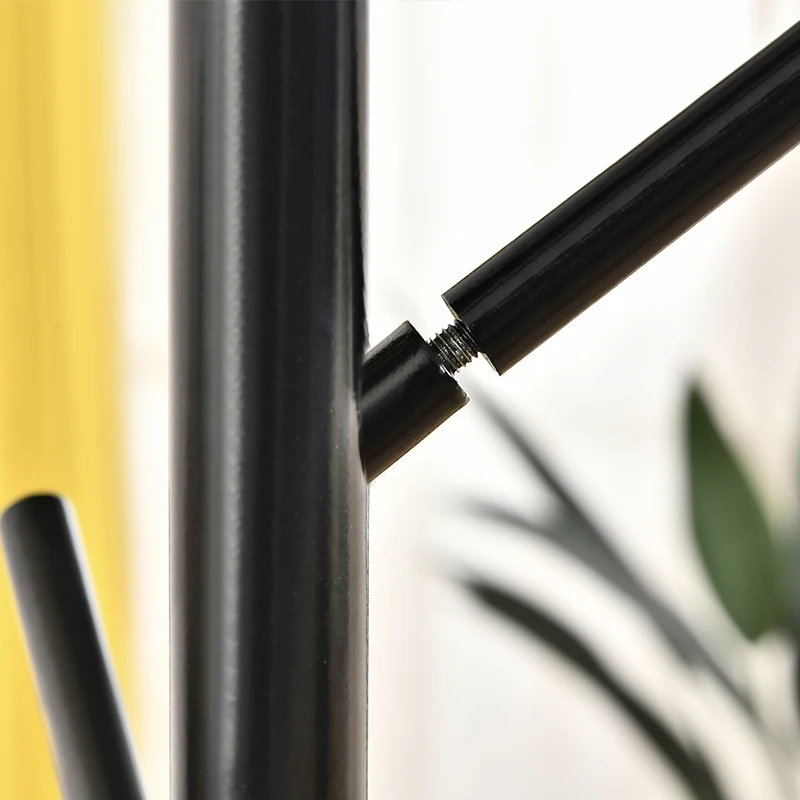 Высококачественная металлическая вешалка для одежды в форме дерева, напольная сушилка для пальто