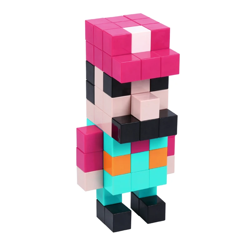 New 3d Magnetic Cube Magic Jigsaw Magnetic Puzzle Games Magnetic Building Block Cube For Kids Toys