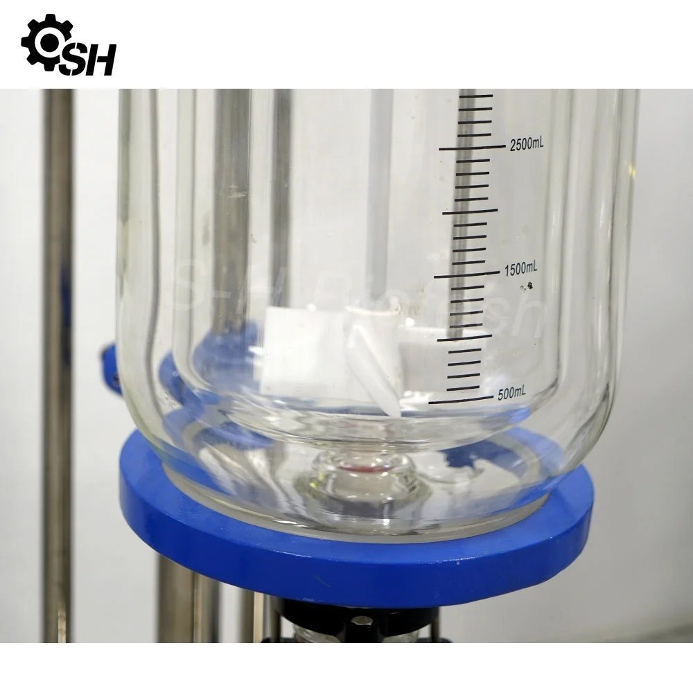 Small Glass Reactor For Sale (jgr2l) 2 L Bioreactor