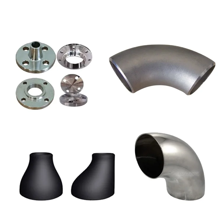 Stainless steel pipe fittings with elbow, bend, reducer, 4 way cross..