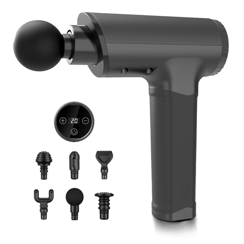 Trendy Smart Fascia 20 Speed Deep Tissue Massage Gun Massager Handheld Percussion Thera Muscle Massage Guns Fascia Gun