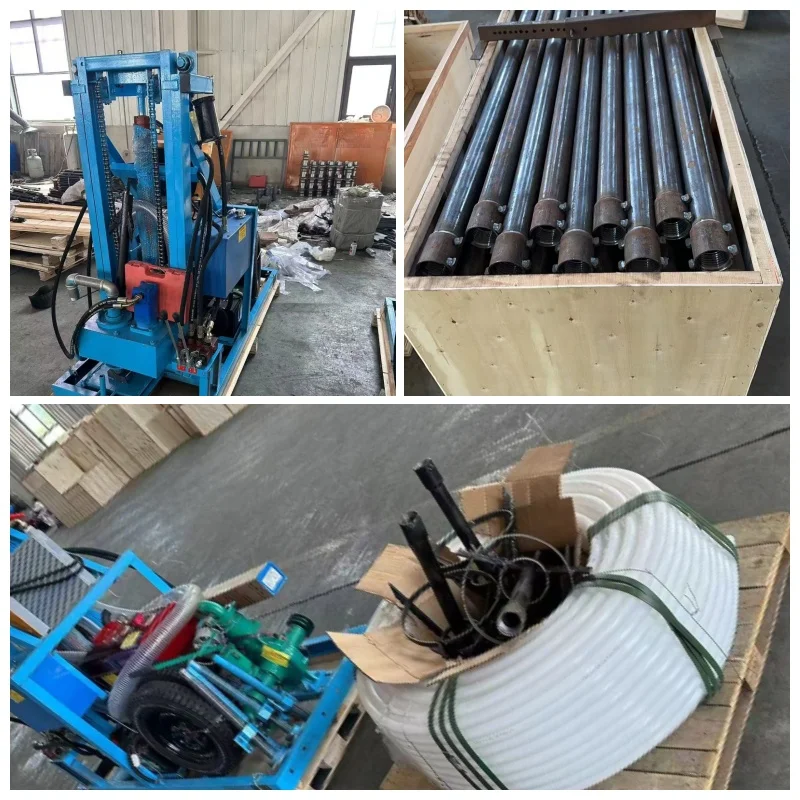 Water Bore Hole Well Forage Boring 100m 200m 300m Borehole Drill Small Mini Rig Deep Machine for Price