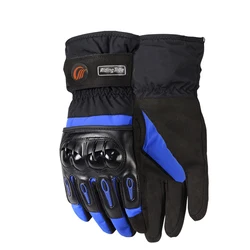 Custom Cycling Waterproof Heated Guantes Touch Screen Bike Racing Gloves
