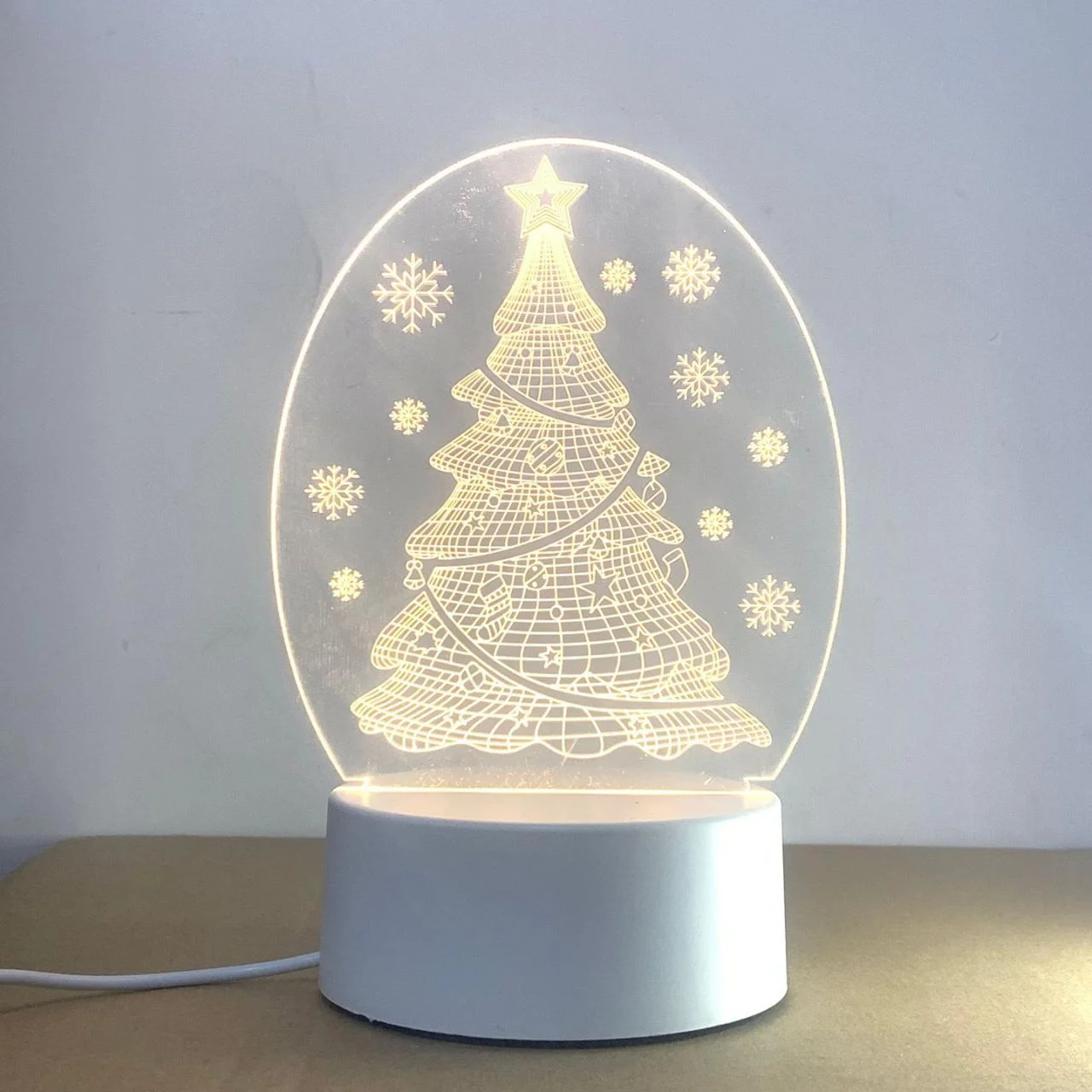 Lovely Anime 3d Illusion Night Light Multicolor Changing 3d Visual Led Night Light Electric Decoration Acrylic 15 White 60 80