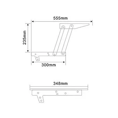Extendable Fitting Furniture Modern Design with Sofe Lock Transformable Coffee Table with Adjustable Top Lifting Frame Mechanism