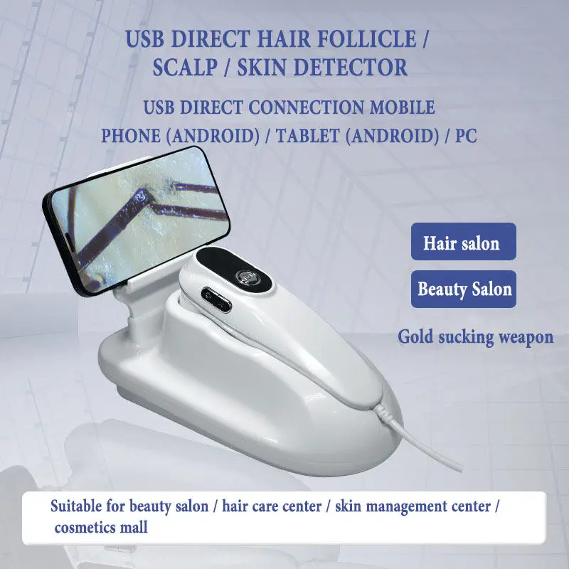 MeiBoYi USB Phone/Ipad/Computer Connection Scalp Skin Hair Follicle Detector High Definition Probe for Hair Care Center