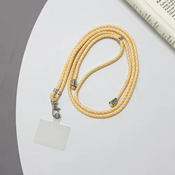For all phone smartphone universal size adjustable strap tether patch mobile cell phone PVC+nylon lanyard
