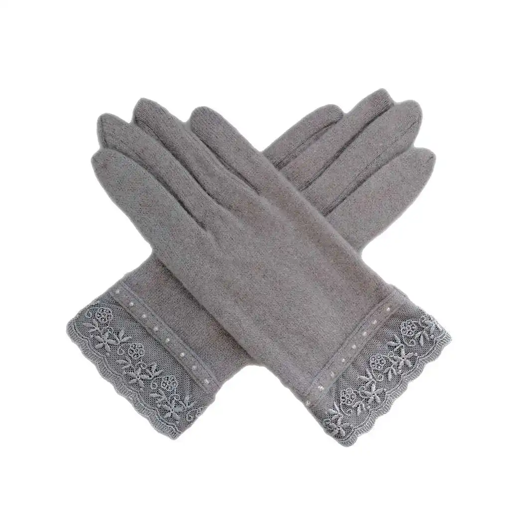 
Elegant women winter autumn fashion dressing keep warm gloves 