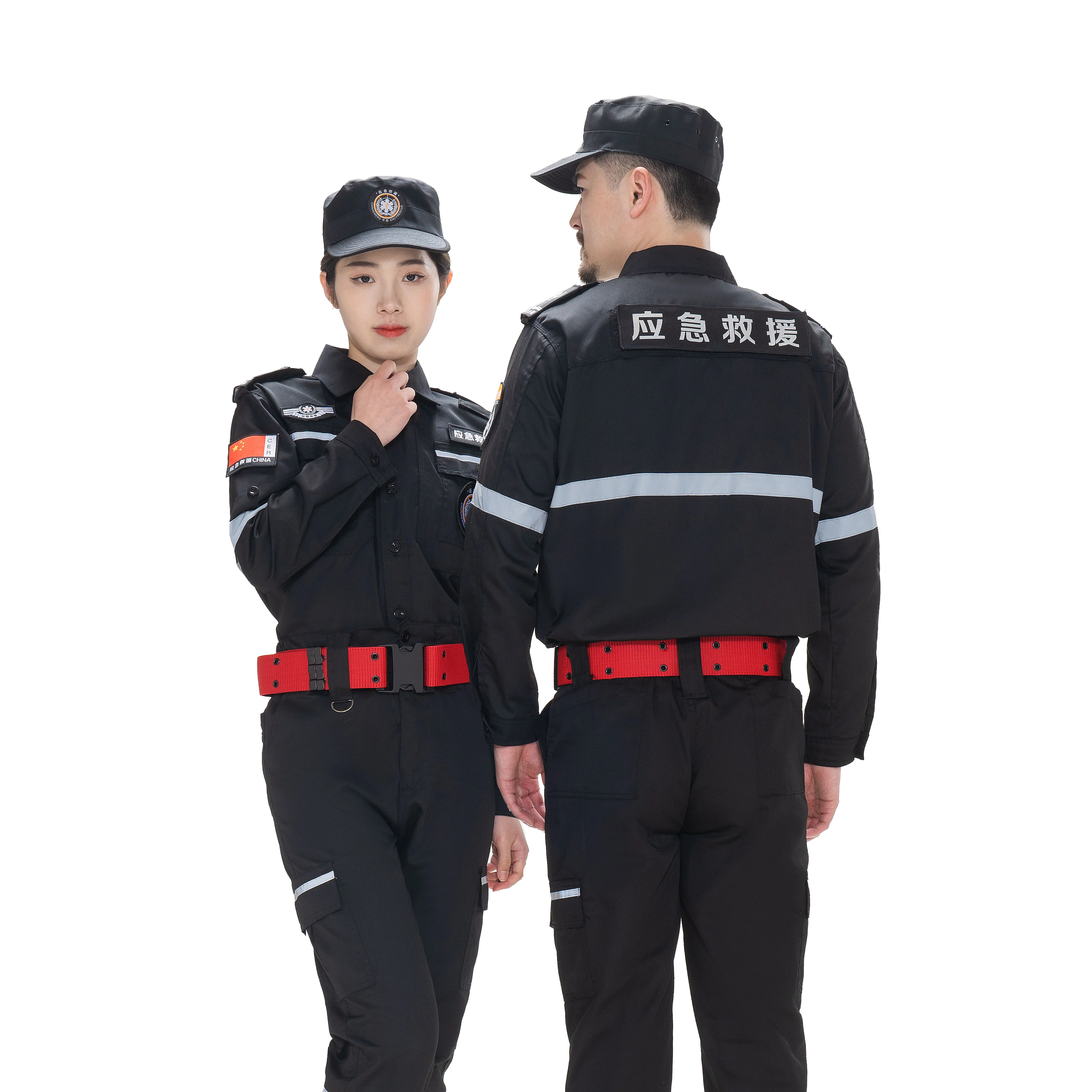 Long sleeve summer spring other uniforms Sale Winter Safety Officer Rescue Jacket Cleaning Workwear rescue uniform