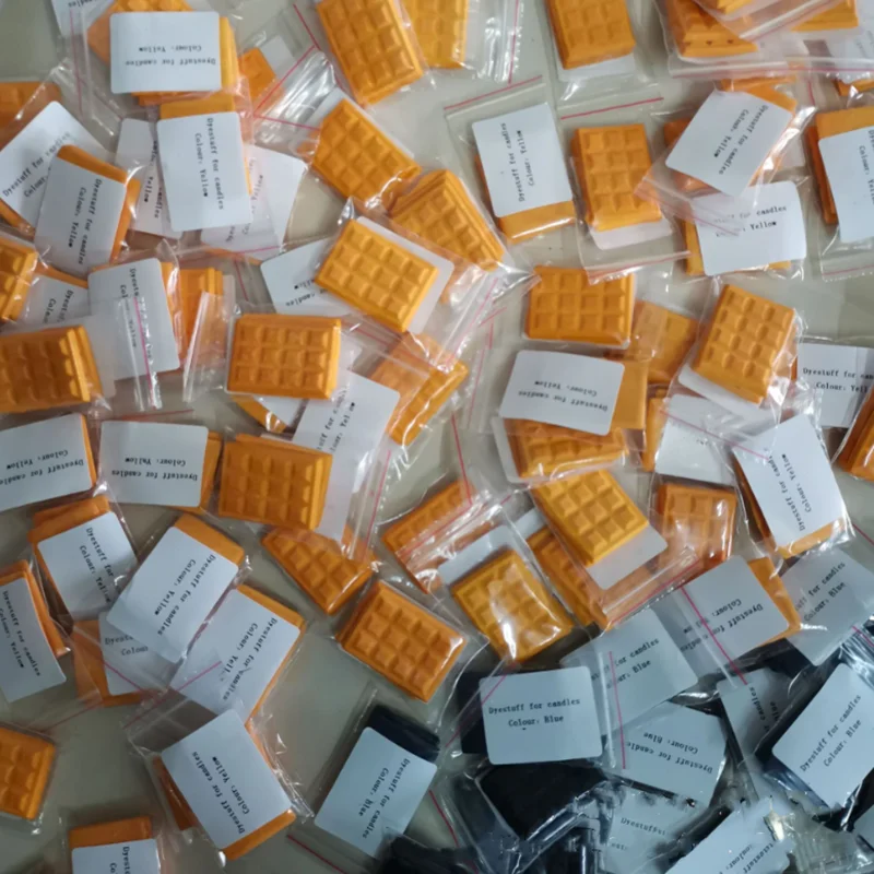 Amazon Hot Selling 2.5g/bag Dye Blocks Colorful Eco Friendly 24colors Candle Candle Wax Pigment