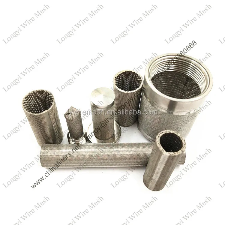 Micron porous sus 316L ss stainless steel 5 layer wire mesh alloy c 276 sintered filter tube