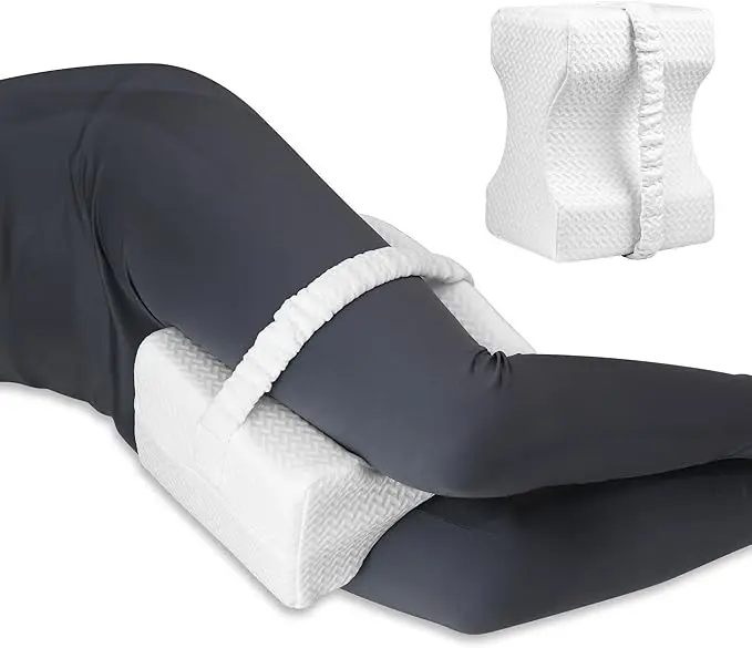 Orthopedic Memory Foam Travel Pillow Side Sleepers Rectangular Shape Massage Leg Elevation Removable Knee Pillows Hotels Nursing