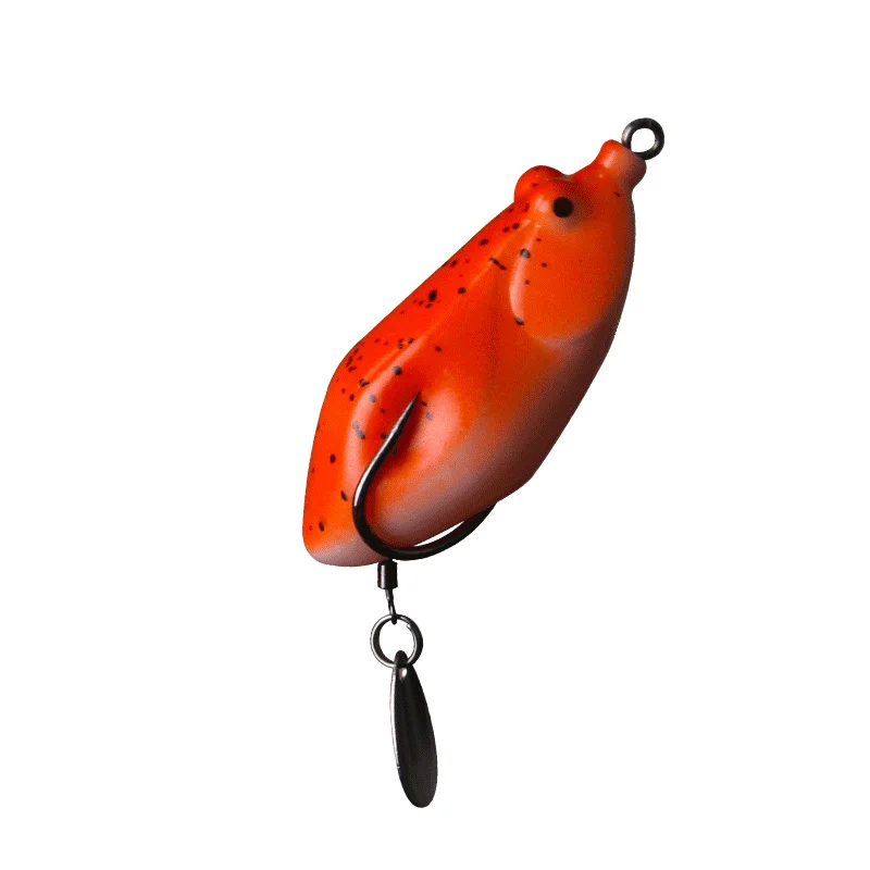 Try V Fishing Lures Realistic Lively Simulation Frog Various Weight Lure Soft Frog Bait Double Fish Hooks  CWLUYAWAWA1