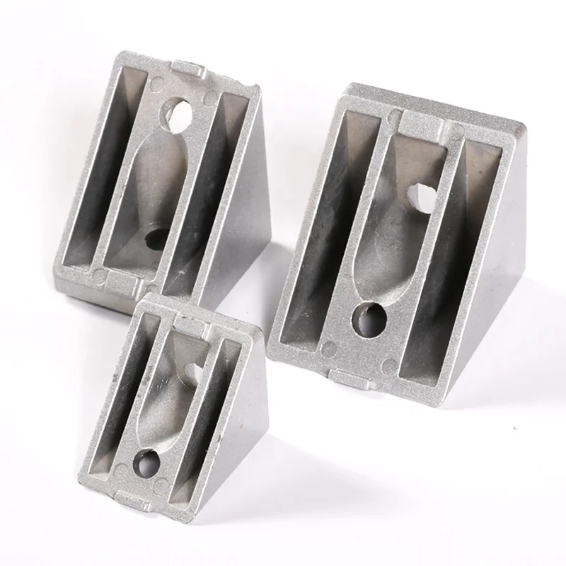 Профессиональное производство цена 45 градусов угловой кронштейн для 4545 алюминиевого профиля