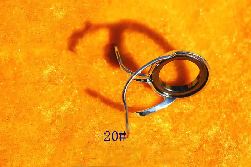 9pcs/Kit Casting Fishing Rod Guide Set Kit SIC Ring Stainless Steel Guide DIY snakehead Fishing Guide Rod Accessory