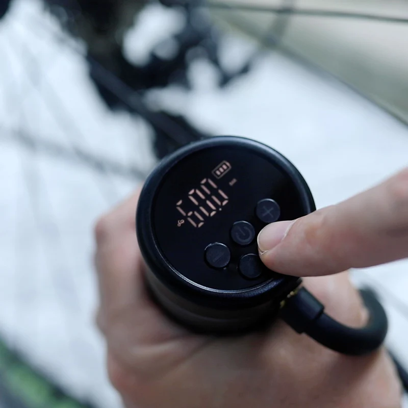 Upgrade 5200 mAh Air Pump Tire Inflator Portable Air Compressor for Car 150 PSI Electric Tire Inflation Cordless Tire Pump