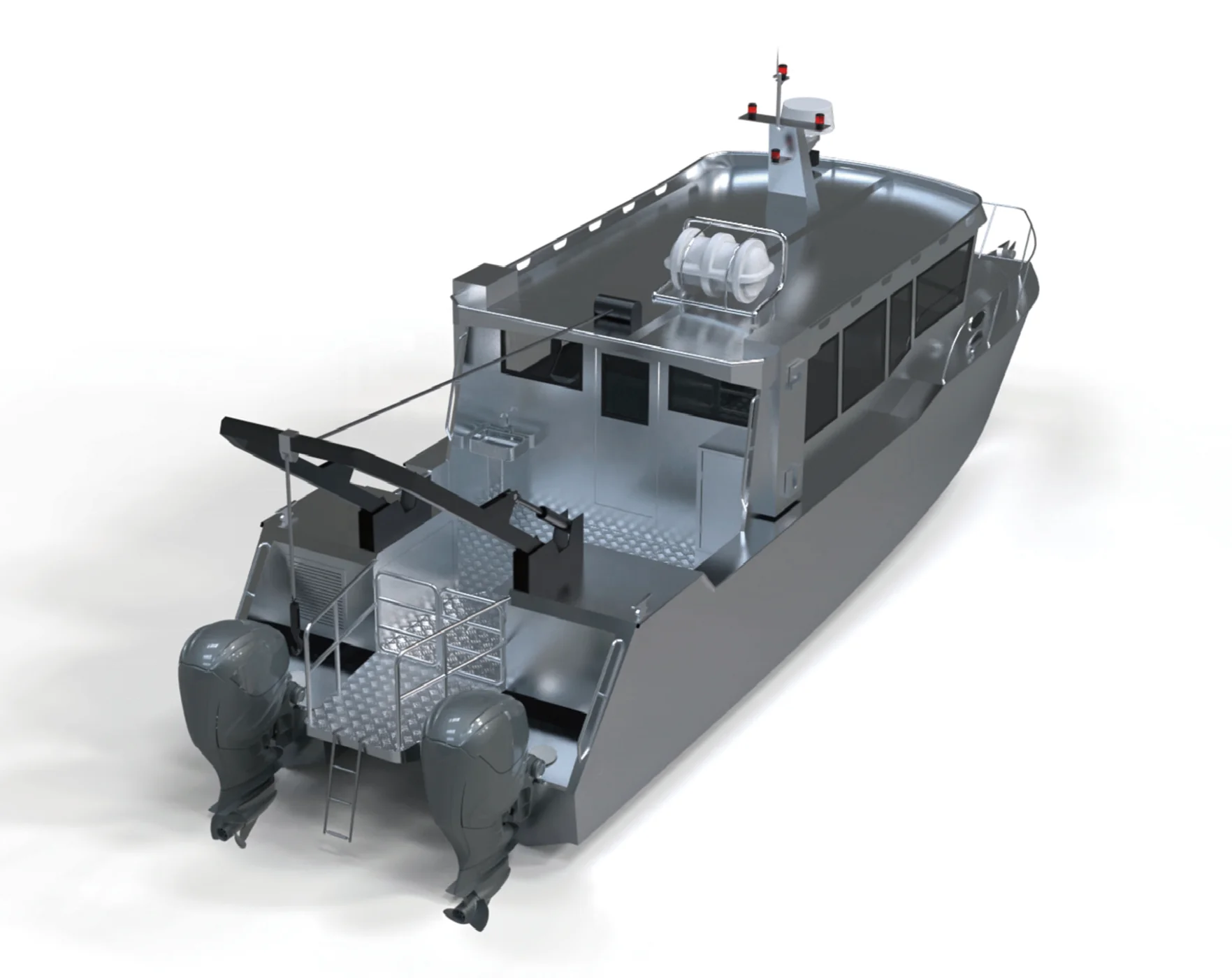 2023 New Design Aluminum Catamaran Fishing Boat