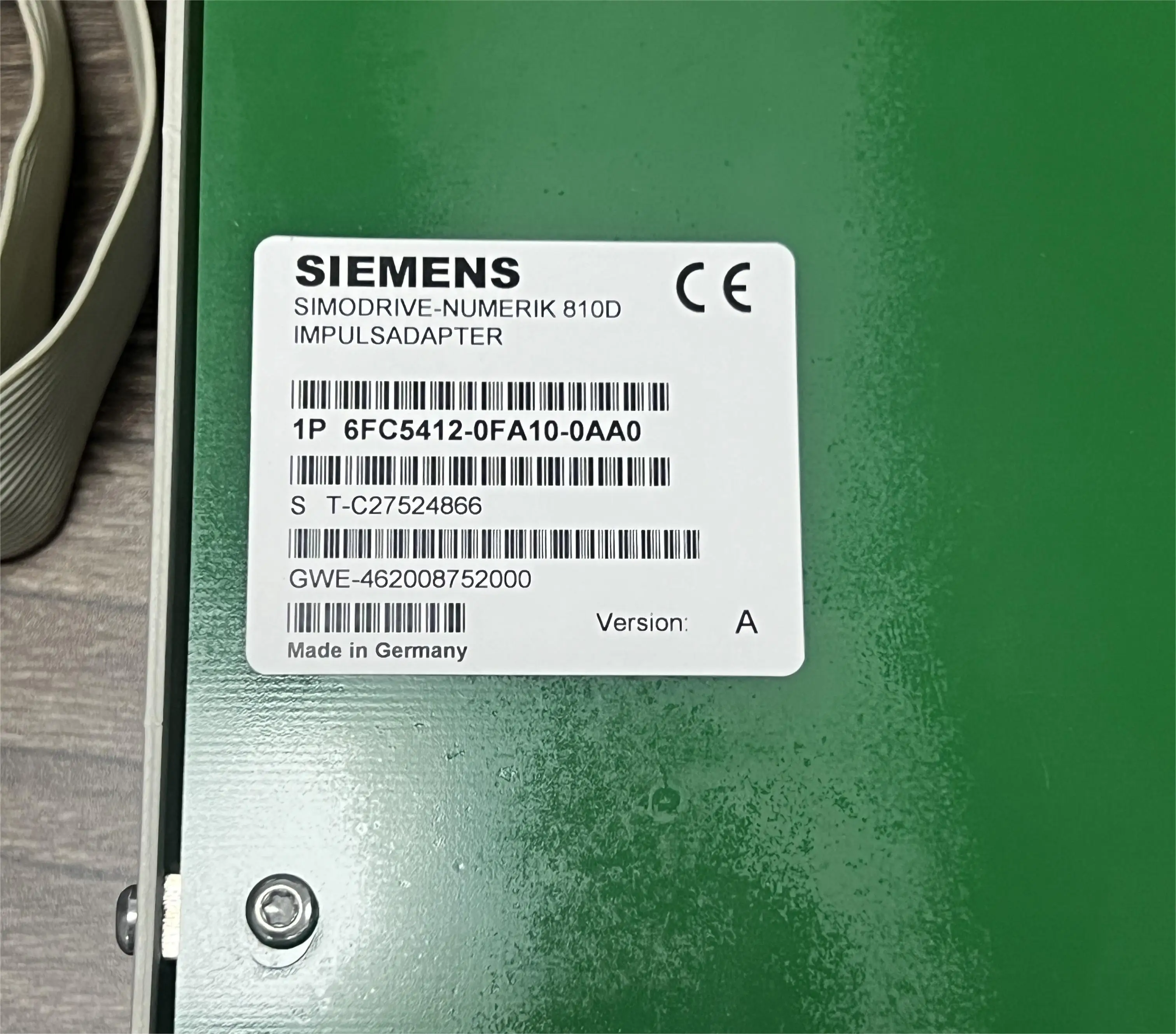 CNC New and Original Plc SIMODRIVE NUMERIK 810D IMPULS ADAPTER 6FC5412-0FA10-0AA0 for Siemes