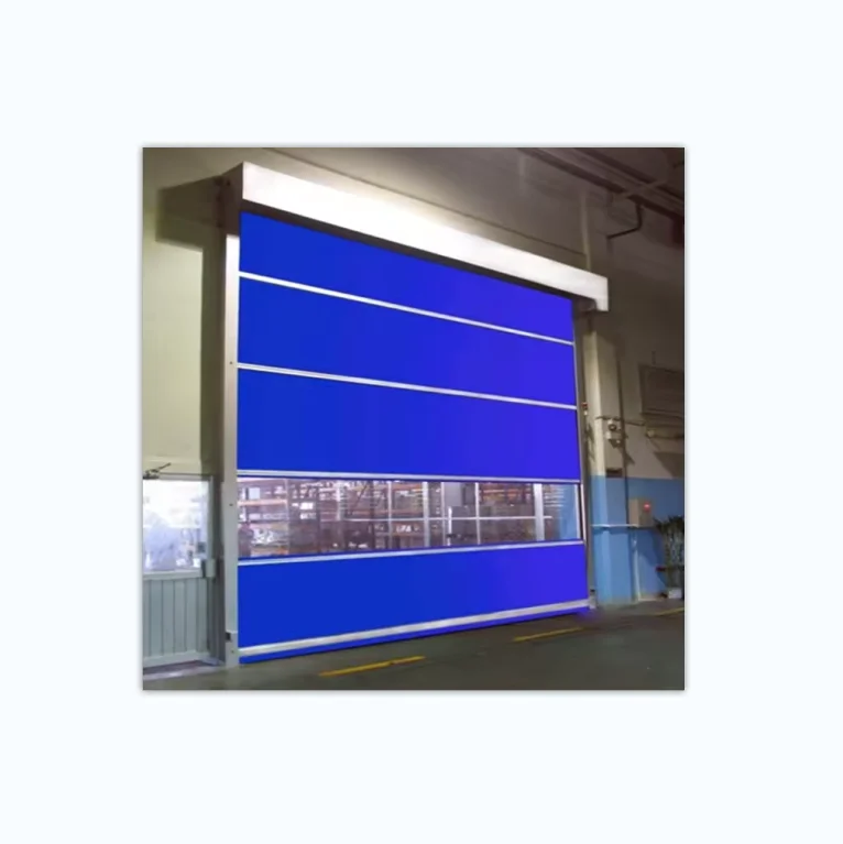 Thermal insulation automatic lifting with Windows New thickening material pvc plastic quick safety garage parking